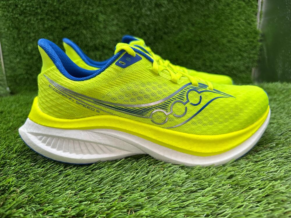 Saucony Endorphin Speed 5 S21007-285 Athletic Sneaker Mens 9 Yellow Mesh Running